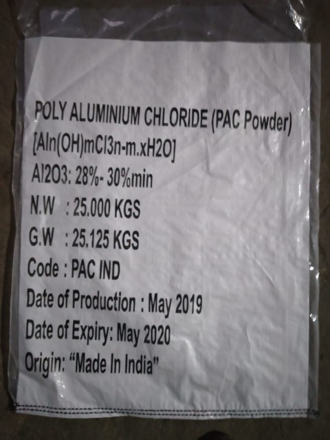 Poly Aluminium Chloride (PAC) Powder - Chemical Solution